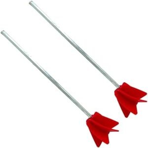 Edward Tools Paint Mixer Drill Attachment - Helix Mixer for 1 Gallon of Paint Epoxy, Resin, Silicone - Consistent Even Flow Stirrer Paddle - Works with all 3/8” and larger drills (2)