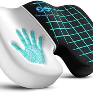 Everlasting Comfort Seat Cushion for Lower Back Pain Relief - Enhances Posture & Support, Provides All-Day Comfort - Non-Slip Tailbone Pain Relief Cushion - Multi-Use Car, Gaming, Office Chair Cushion