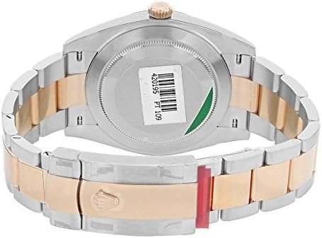 Rolex Datejust Ii 41mm Chocolate Dial Rose Gold and Steel Men's Watch 126331 - Image 4