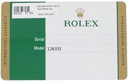 Rolex Datejust Ii 41mm Chocolate Dial Rose Gold and Steel Men's Watch 126331 - Image 6