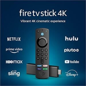 Certified Refurbished Fire TV Stick 4K streaming device with latest Alexa Voice Remote (includes TV controls), Dolby Vision
