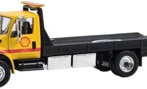 Greenlight 30470 International Durastar 4400 Flatbed Truck - Shell Oil “Shell Roadside Service 24 Hour” (Hobby Exclusive) 1:64 Scale Diecast