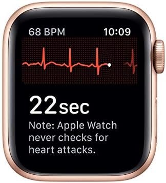 Apple Watch Series 5 (GPS + Cellular, 40MM) - Gold Aluminum Case with Pink Sport Band (Renewed) - Image 5