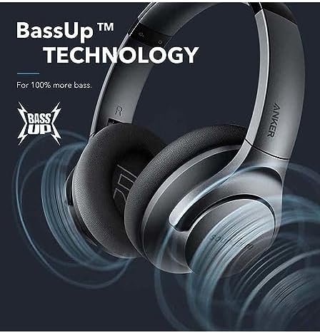 Soundcore Anker Life Q20 Hybrid Active Noise Cancelling Headphones, Wireless Over Ear Bluetooth Headphones, 60H Playtime, Hi-Res Audio, Deep Bass, Memory Foam Ear Cups, for Travel, Home Office - Image 6