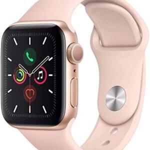 Apple Watch Series 4 (GPS, 40MM) - Gold Aluminum Case with Pink Sand Sport Band (Renewed)