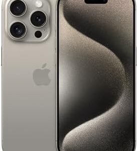 Boost Infinite iPhone 15 Pro (128 GB) — Natural Titanium [Locked]. Requires unlimited plan starting at $60/mo.
