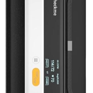Checkme Bluetooth Blood Pressure Monitor for Home Use, Wireless BP Cuff Automatic Upper Arm Machine, Portable Digital BP Monitor with 50 BP Readings, Unlimited Data Stored in APP for iOS & Android