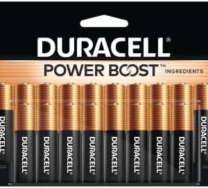 Duracell Coppertop AA Batteries with Power Boost Ingredients, 20 Count Pack Double A Battery with Long-lasting Power, Alkaline AA Battery for Household and Office Devices