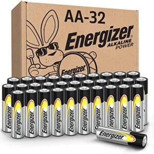 Energizer AA Batteries, Alkaline Power Double A Battery Alkaline, 32 Count