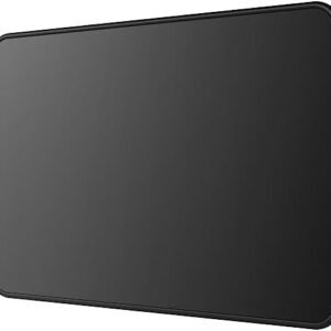 MROCO Mouse Pad [30% Larger] with Anti-fray Stitching, Premium-Textured & Waterproof Computer Mousepad with Non-Slip Rubber Base, Gaming Mouse Mat for Laptop, Office & Home, 8.5 x 11 inch, Black