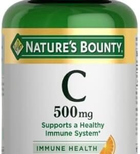 Nature's Bounty Vitamin C, Supports a Healthy Immune System, Vitamin Supplement, 500mg, 250 Tablets