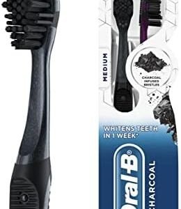 Oral-B Charcoal Toothbrushes, Medium 2ct