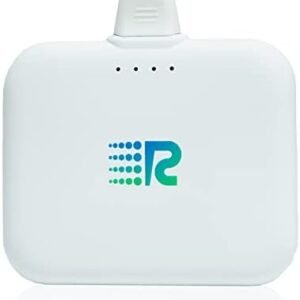 Rush Charge Air Portable Power Bank for Android (White) – 2500mah, 2.1A High-Speed Power Bank Fast Charging - Lightweight, Compact USB C Charger – Travel Size, Pre-Charged Battery Pack
