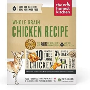 The Honest Kitchen Dehydrated Whole Grain Chicken Dog Food, 7 lb Box