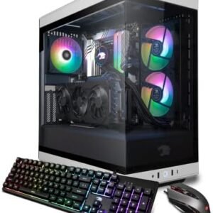 iBuyPower Y40 Gaming PC Computer Desktop Y40WI7N46T01 (Intel Core i7 13700KF, RTX 4060Ti 8GB, 32GB DDR5 5200 RGB (16x2), 2TB NVMe SSD, Windows 11 Home)