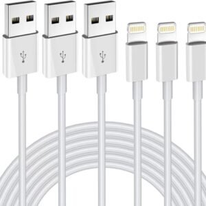 iPhone Charger 3Pack 6FT MFi Certified Lightning Cable Fast Charging Cords Apple Charger Compatible with iPhone 14 13 12 11 XS XR X Pro Max Mini 8 7 6S 6 Plus 5S SE iPad iPod AirPods