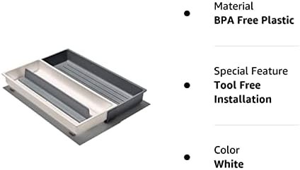 OXO Good Grips Kitchen Drawer, Expandable Long Tool Organizer, White - Image 7