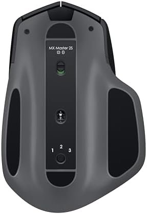Logitech MX Master 2S Wireless Mouse - Hyper-Fast Scrolling, Ergonomic, Rechargeable, Control 3 Computers, Graphite - Image 6