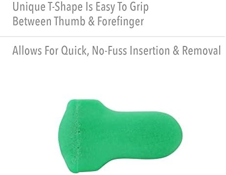 Howard Leight by Honeywell Maximum Lite Low Pressure Disposable Foam Earplugs, 200-Pairs (LPF-1), Green - Image 4