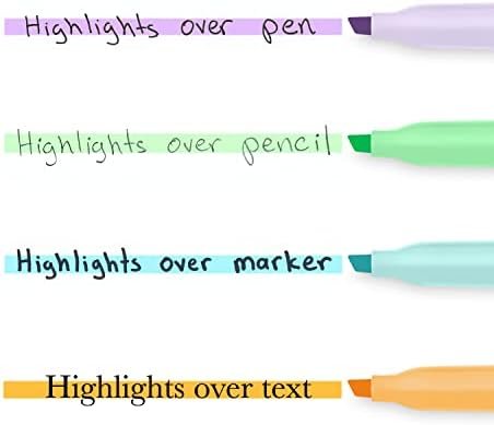 SHARPIE Pocket Highlighters, Mild Pastel Colors, Assorted, Chisel Tip, 12 Count - Image 6