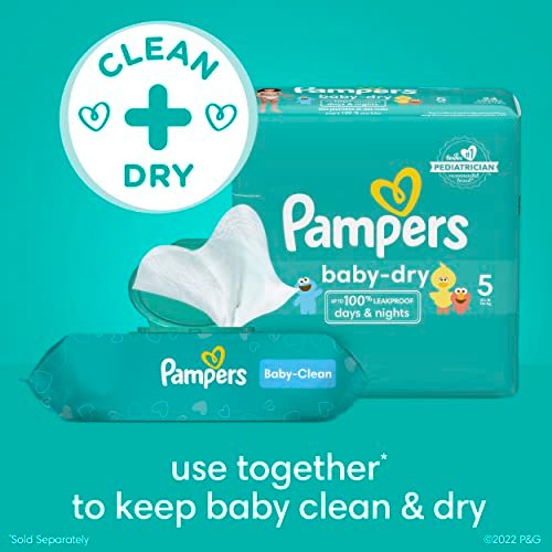 Pampers Baby Clean Wipes, Baby Fresh Scented, 12 Flip-Top Packs (864 Wipes Total) - Image 6