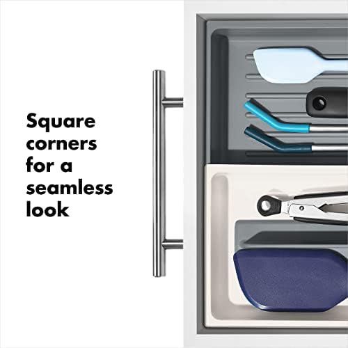 OXO Good Grips Kitchen Drawer, Expandable Long Tool Organizer, White - Image 5