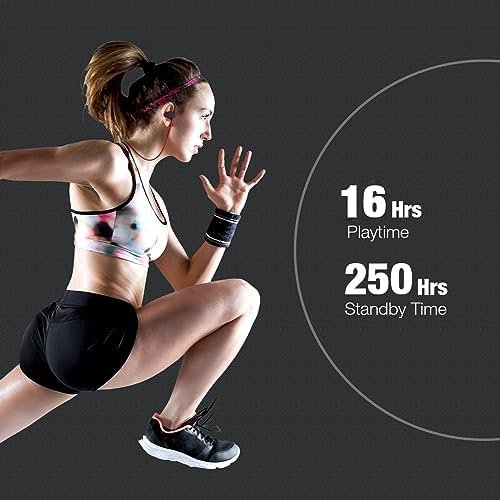 Boean Bluetooth Headphones Wireless Earbuds Bluetooth 5.3 Running Headphones IPX7 Waterproof Earphones with 16 Hrs Playtime Stereo Sound Isolation Headsets for Workout Gym - Image 3