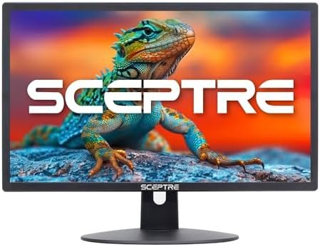 Sceptre 22 inch 75Hz 1080P LED Monitor 99% sRGB HDMI X2 VGA Build-In Speakers, Machine Black (E225W-19203R series) - Image 10