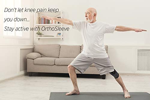 OrthoSleeve Compression Knee Brace/Sleeve for ACL, MCL, Injury Recovery, Meniscus Tear, knee pain, aching knees, patellar tendonitis & arthritis - Image 8