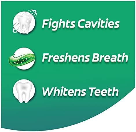 Colgate Max Fresh Whitening Toothpaste with Mini Strips, Clean Mint Toothpaste for Bad Breath, Helps Fight Cavities, Whitens Teeth, and Freshens Breath, 6.3 Ounce (Pack of 4) - Image 3