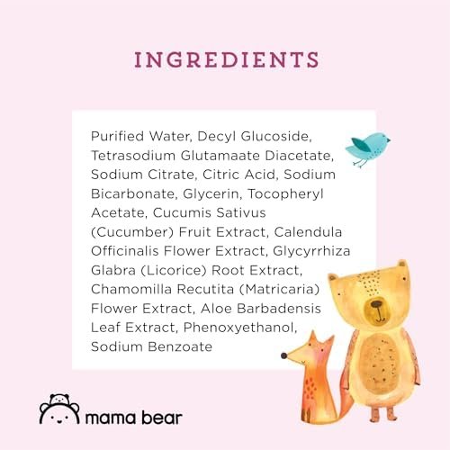 Amazon Brand - Mama Bear 99% Water Based Baby Wipes, Hypoallergenic for Sensitive Skin, Fragrance Free, 432 Count (6 Packs of 72) - Image 7