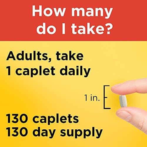 Nature Made Vitamin C 500 mg with Rose Hips, Dietary Supplement for Immune Support, 130 Caplets, 130 Day Supply - Image 4