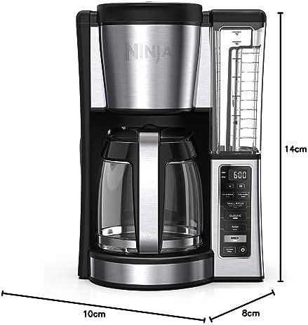 Ninja 12-Cup Programmable Coffee Brewer, 2 Brew Styles, Adjustable Warm Plate, 60oz Water Reservoir, Delay Brew - Black/Stainless Steel - Image 7