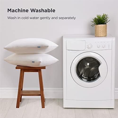 Bedsure Pillows Standard Size Set of 2 - Standard Size Bed Pillows 2 Pack Premium Down Alternative Hotel Pillows Set of 2- Soft and Supportive Dorm Pillows for Side and Back Sleeper - Image 8