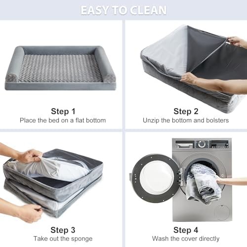 BFPETHOME Dog Beds for Large Dogs, Orthopedic Dog Bed for Medium Large Dogs,Big Waterpfoof Couch Dog Pet Bed with Removable Washable Cover - Image 7