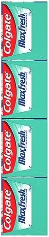 Colgate Max Fresh Whitening Toothpaste with Mini Strips, Clean Mint Toothpaste for Bad Breath, Helps Fight Cavities, Whitens Teeth, and Freshens Breath, 6.3 Ounce (Pack of 4) - Image 9
