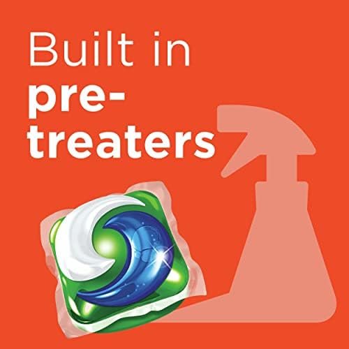Tide PODS Liquid Laundry Detergent Soap Pacs, 4-n-1 Ultra Oxi, HE Compatible, Built in Pre-treater for Stains, 57 Count - Image 3