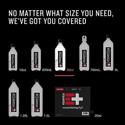 Essentia Bottled Water LLC, Ionized Alkaline Water; 99.9% Pure, Infused with Electrolytes, 9.5 pH or Higher a Clean, Smooth Taste, 20 Fl Oz (Pack of 24) - Image 6
