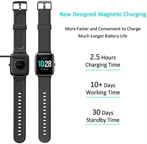 Fitpolo Fitness Tracker with Heart Rate Monitor, Smart Watch 1.8 inches Color Touch Screen IP68 Waterproof Step Calorie Counter Sleep Monitoring Pedometer Watches Activity Tracker for Women Men Kids - Image 7