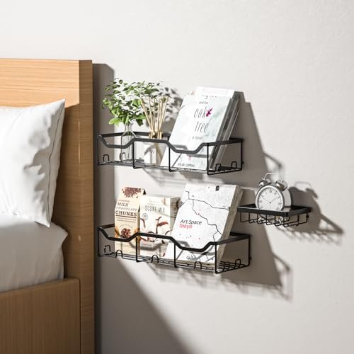 ASTOFLI Shower Caddy Shower Organizer 3 Pack, Adhesive Shower Shelves Shower Rack, Rust Proof Shower Storage Shower Shelf for Inside Shower, Black Shower Wall Caddy Shower Holder for Bathroom Decor - Image 6