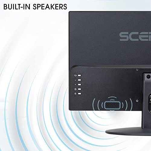 Sceptre 22 inch 75Hz 1080P LED Monitor 99% sRGB HDMI X2 VGA Build-In Speakers, Machine Black (E225W-19203R series) - Image 5