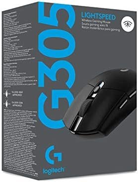 Logitech G305 LIGHTSPEED Wireless Gaming Mouse, Hero 12K Sensor, 12,000 DPI, Lightweight, 6 Programmable Buttons, 250h Battery Life, On-Board Memory, PC/Mac - Black - Image 10
