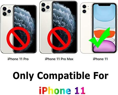 TENOC Phone Case Compatible with iPhone 11, Clear Case Shockproof Protective Bumper Slim Cover for 6.1 Inch - Image 2