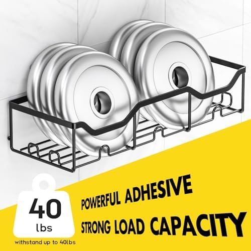 ASTOFLI Shower Caddy Shower Organizer 3 Pack, Adhesive Shower Shelves Shower Rack, Rust Proof Shower Storage Shower Shelf for Inside Shower, Black Shower Wall Caddy Shower Holder for Bathroom Decor - Image 4