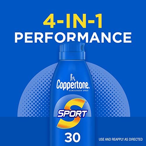 Coppertone SPORT Sunscreen Spray SPF 30, Water Resistant Spray Sunscreen, Broad Spectrum SPF 30 Sunscreen Pack, 5.5 Oz Spray, Pack of 2 - Image 7