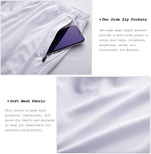 G Gradual Men's 7" Workout Running Shorts Quick Dry Lightweight Gym Shorts with Zip Pockets - Image 4