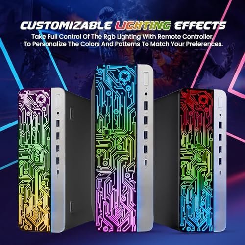 HP ProDesk Desktop RGB Computer PC Intel i5-6th Gen. Quad-Core Processor 16GB DDR4 Ram 1TB SSD, 22 Inch Monitor, Gaming Keyboard and Mouse, Speakers, Built-in WiFi, Win 10 Pro (Renewed), 600 G3 - Image 2