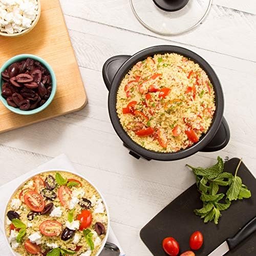 DASH Mini Rice Cooker Steamer with Removable Nonstick Pot, Keep Warm Function & Recipe Guide, 5 Quart, for Soups, Stews, Grains & Oatmeal - Aqua - Image 6