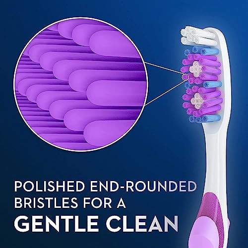 Oral-B Vivid Dual Action Whitening Toothbrushes, Soft, 4 Count (Packaging and Product Color May Vary) - Image 4