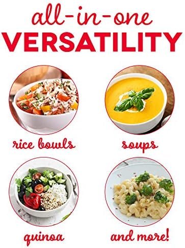 DASH Mini Rice Cooker Steamer with Removable Nonstick Pot, Keep Warm Function & Recipe Guide, 5 Quart, for Soups, Stews, Grains & Oatmeal - Aqua - Image 2